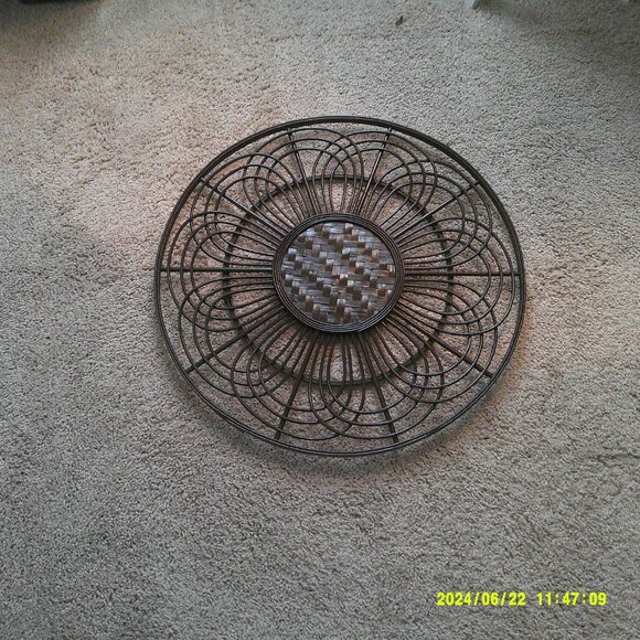 Brown Wicker Wall Art - Picture 2 of 3